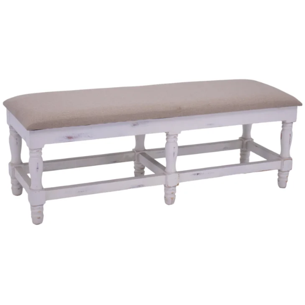 ZVD MARTHA WHITE PADD BENCH - MARNWPB