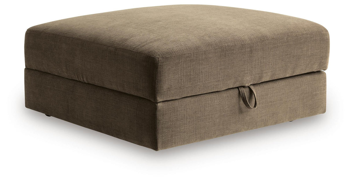 Camellia-Court Ottoman With Storage - 6820711