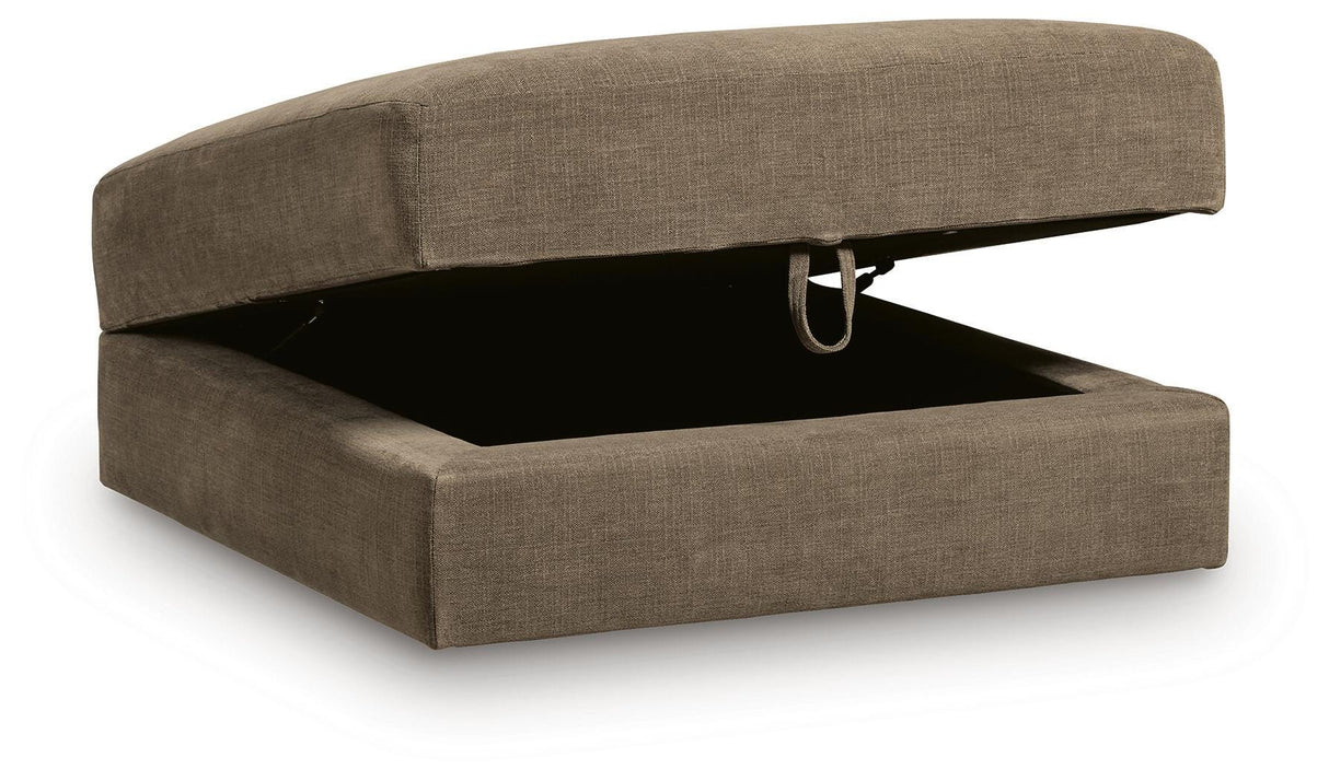 Camellia-Court Ottoman With Storage - 6820711