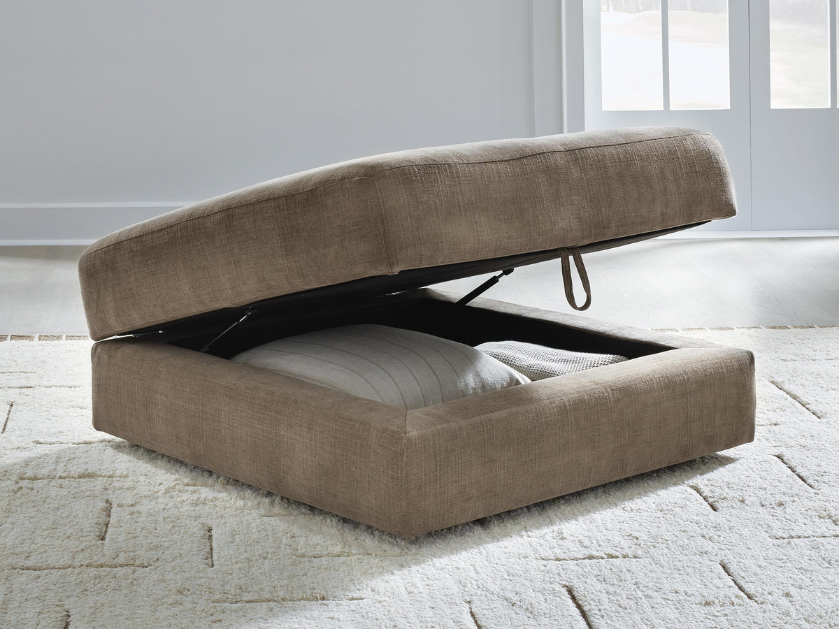Camellia-Court Ottoman With Storage - 6820711