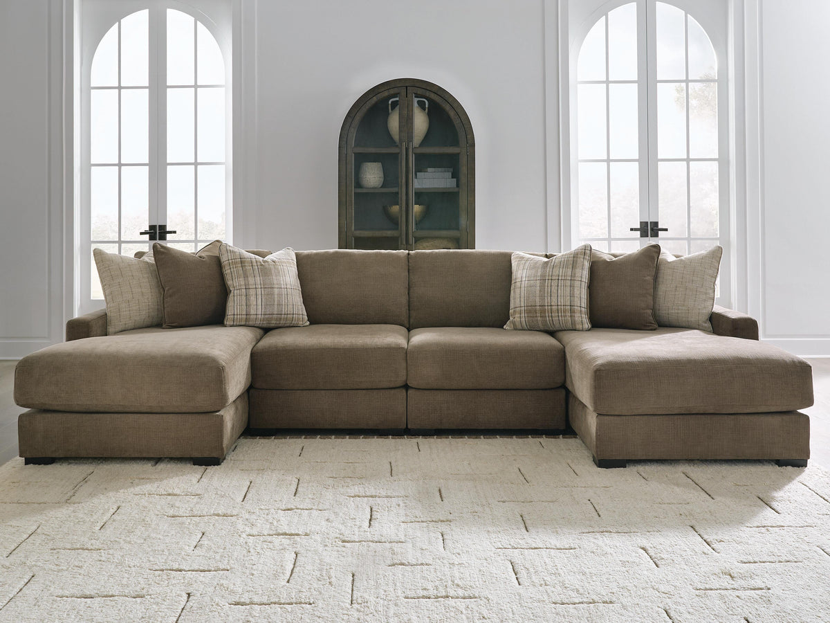 Camellia-Court 4-Piece Double Chaise Sectional - 68207S9