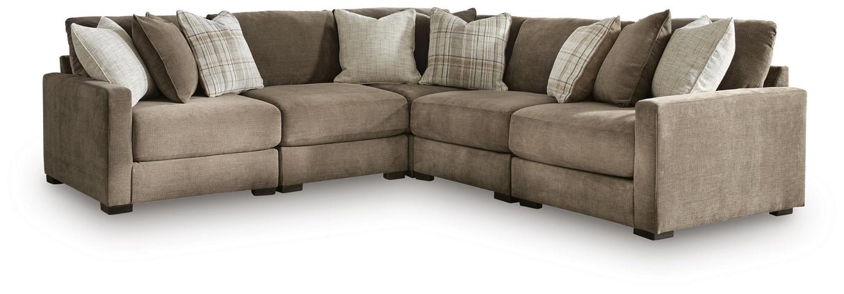 Camellia-Court 5-Piece Sectional - 68207S17