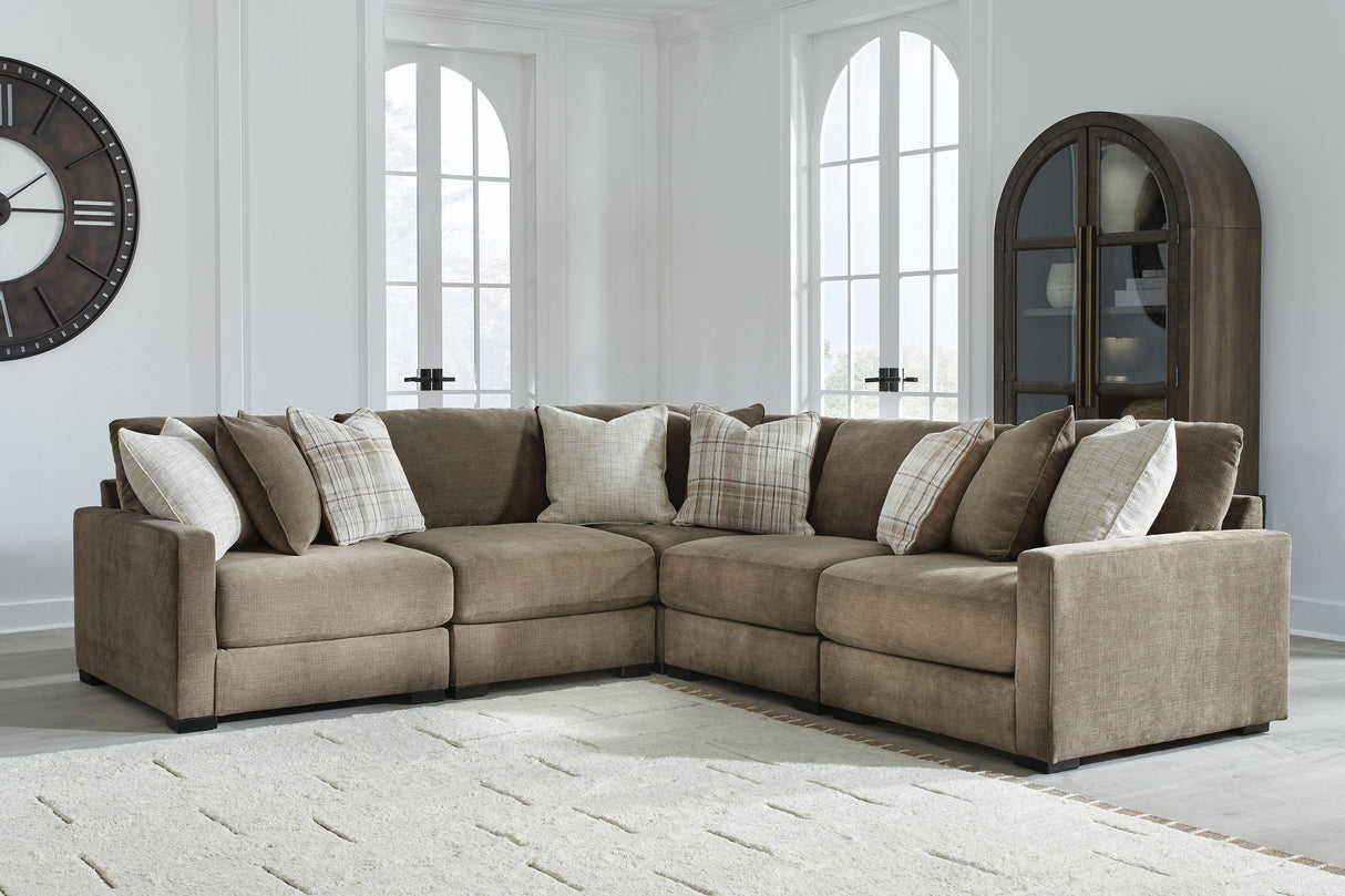 Camellia-Court 5-Piece Sectional - 68207S17