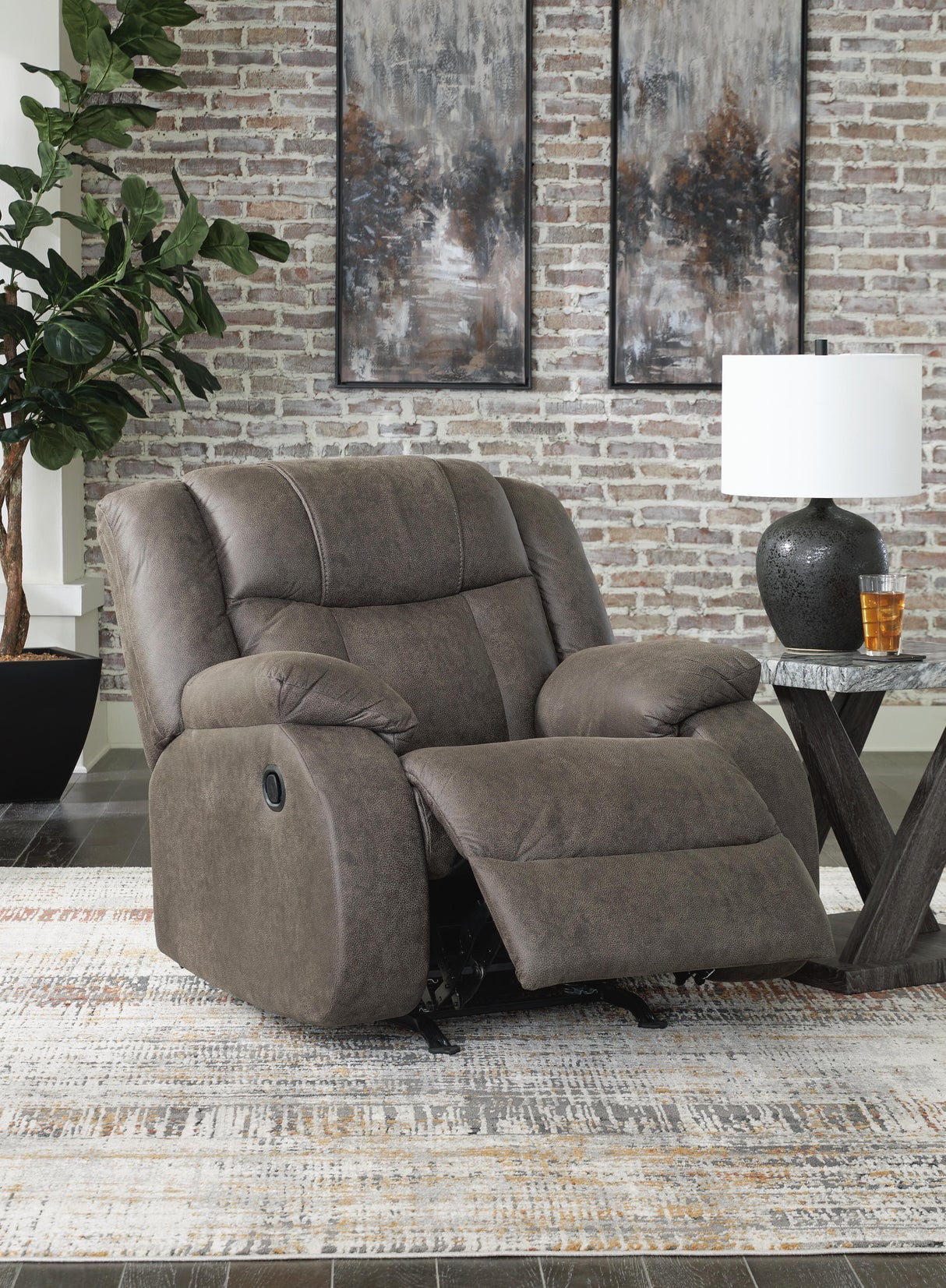 First Base Reclining Sofa, Loveseat and Recliner - 68804U2