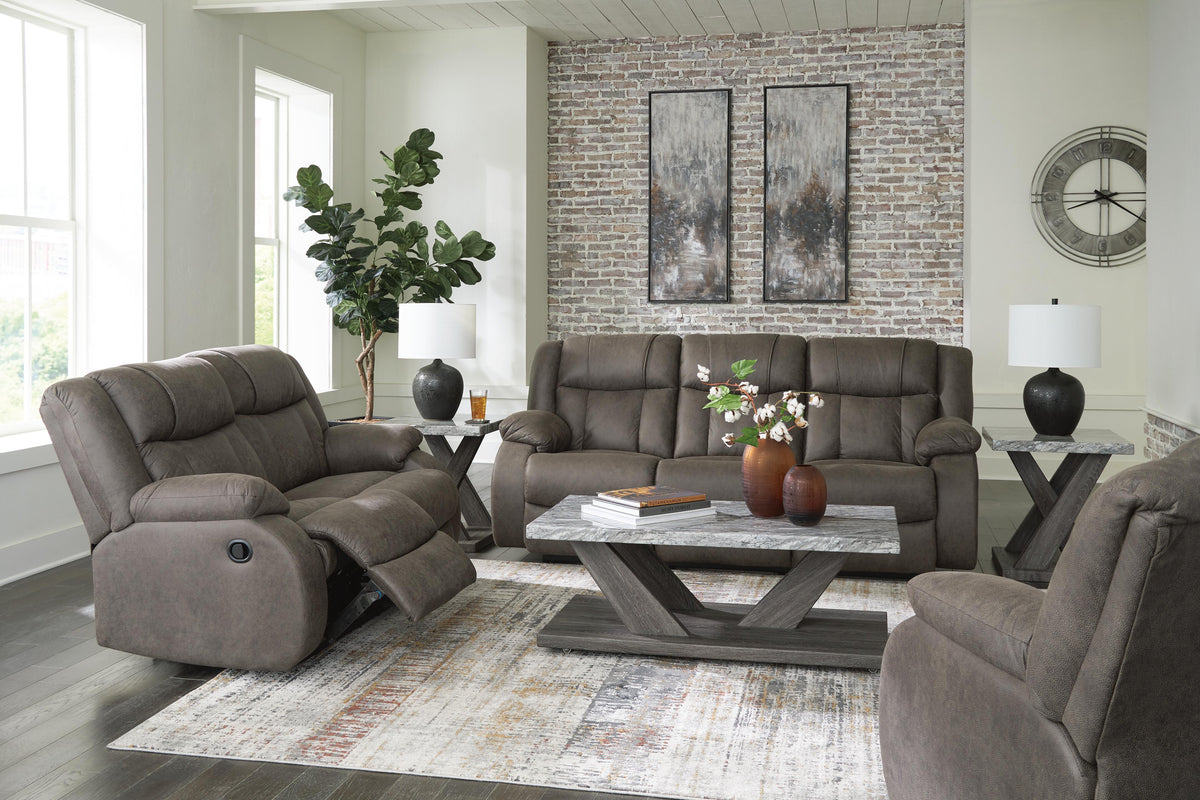 First Base Reclining Sofa, Loveseat and Recliner - 68804U2