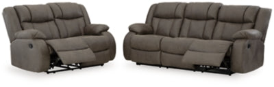 First Base Reclining Sofa and Loveseat - 68804U1