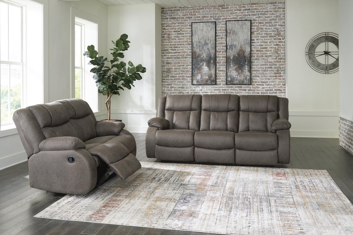 First Base Reclining Sofa, Loveseat and Recliner - 68804U2