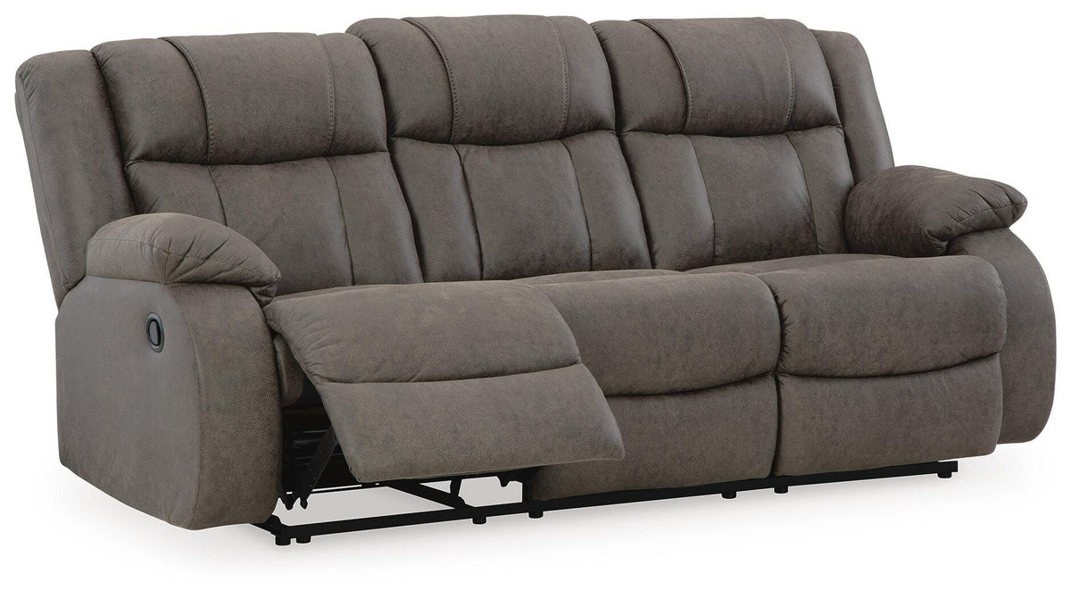 First Base Reclining Sofa and 2 Recliners - 68804U6