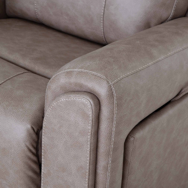 FRANK ARGENT GRAY FABRIC RECLINER - FRANK 4730 3429-22 ARGENT GRAY FABRIC RECLINER