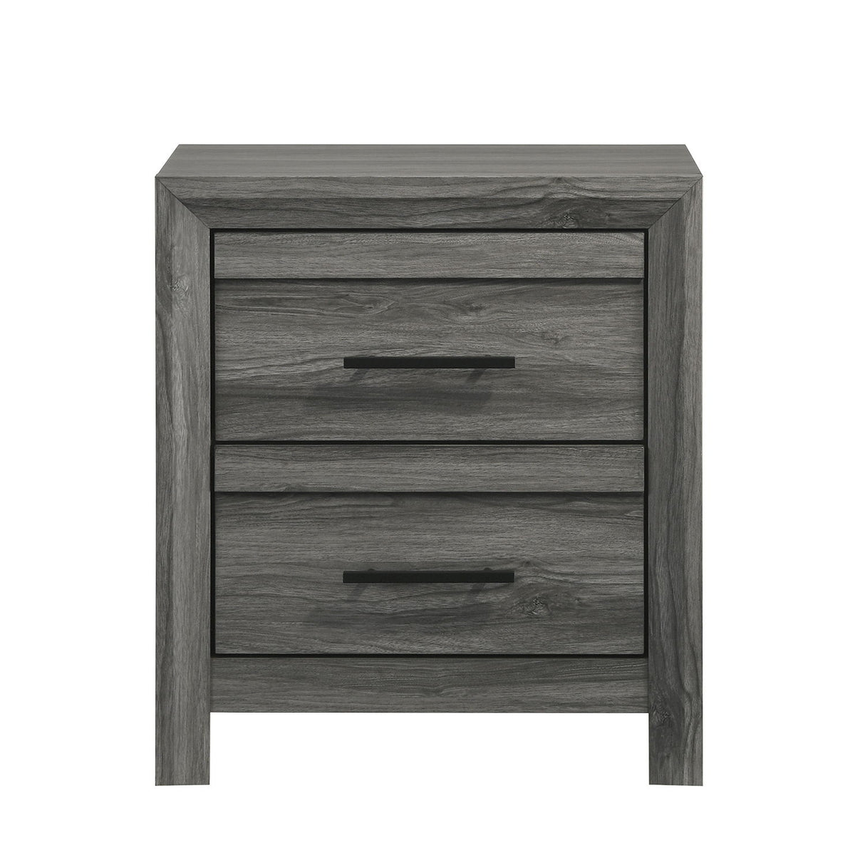 Denver - 2 Drawer Nightstand - Gray