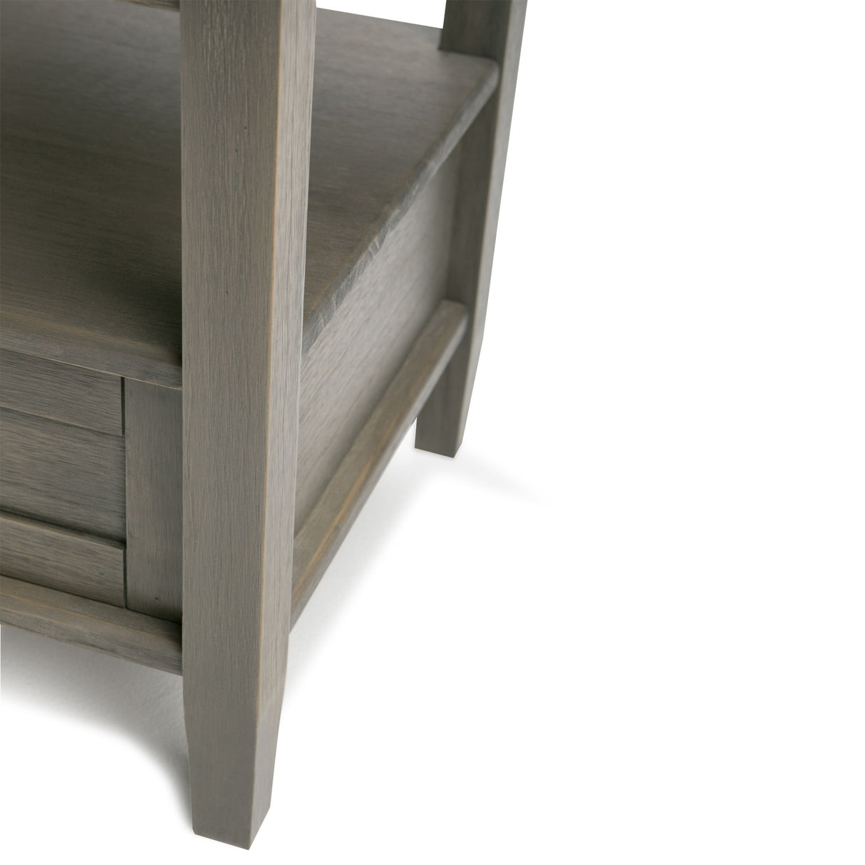 Warm Shaker - End Table - Dark Brown