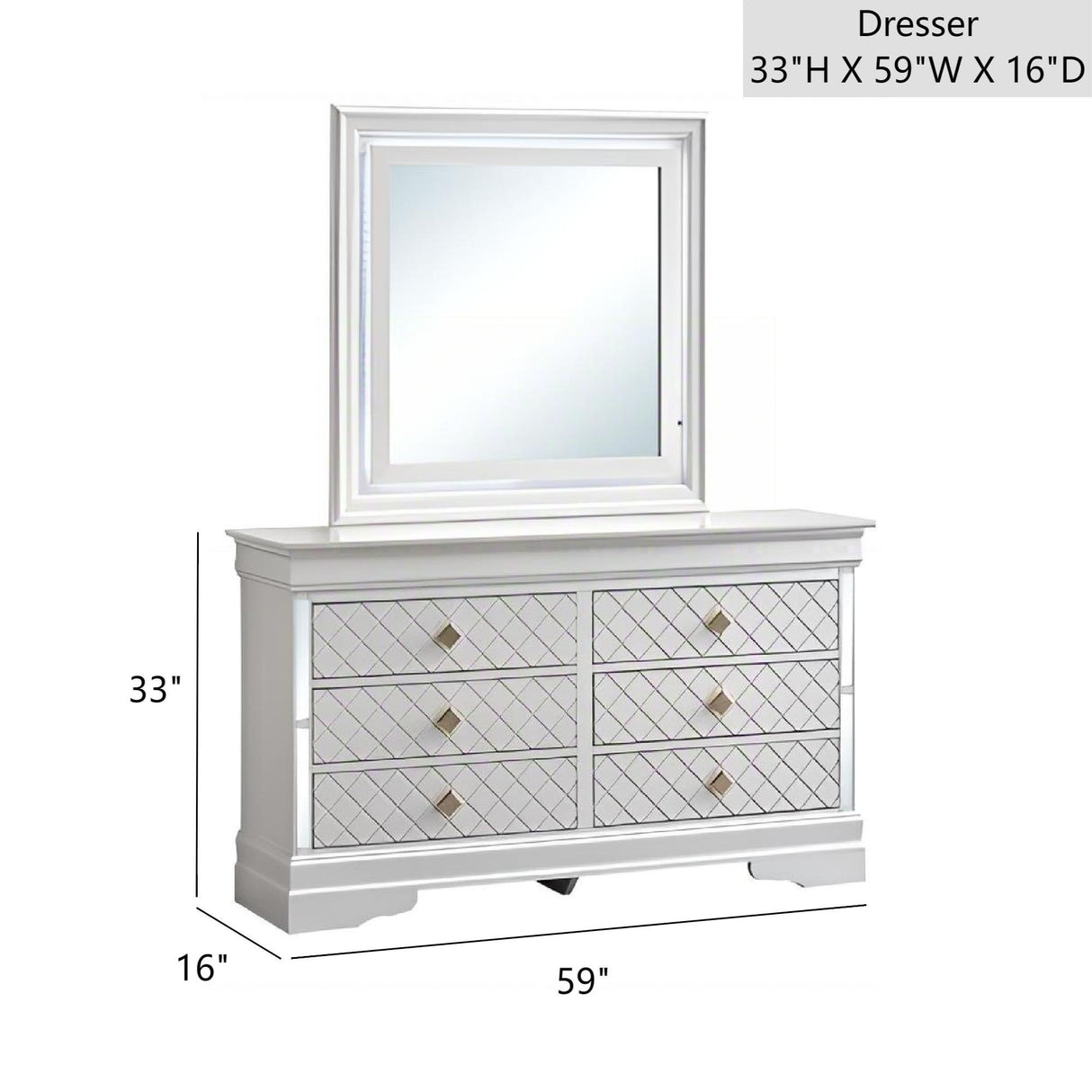 Verona - Dresser - White