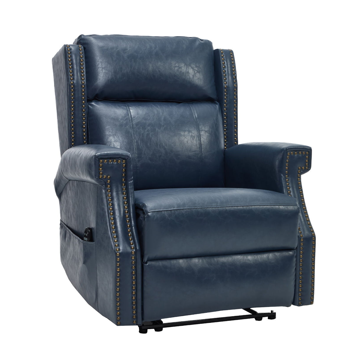 Manual Recliner Chair With Heavy Duty Motion Mechanism, 8 Vibrating Nodes And 3 Massage Modes For Living Room