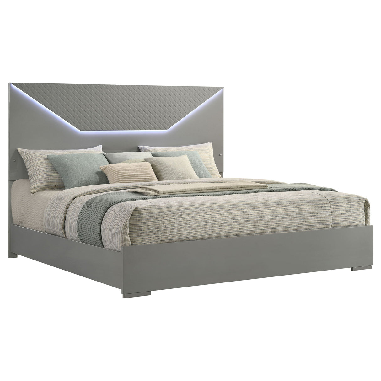 Pierce - Panel Bed LED Headboard