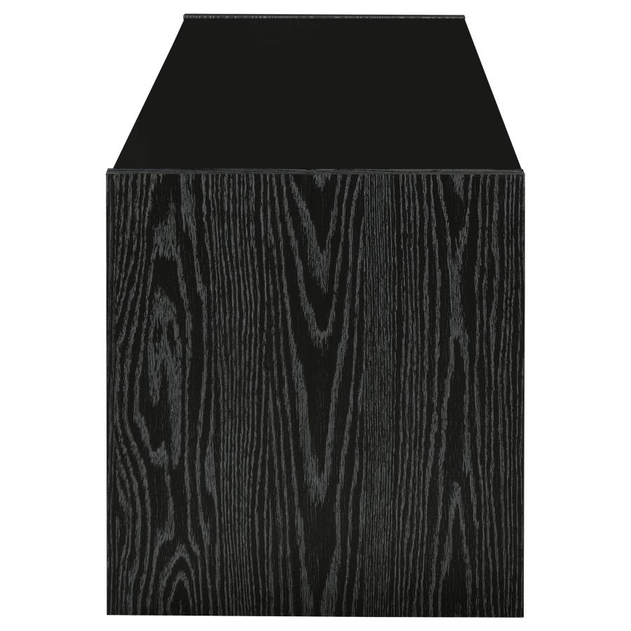 Alton 3-drawer Engineered Wood 61-inch TV Stand Black Oak - 700645