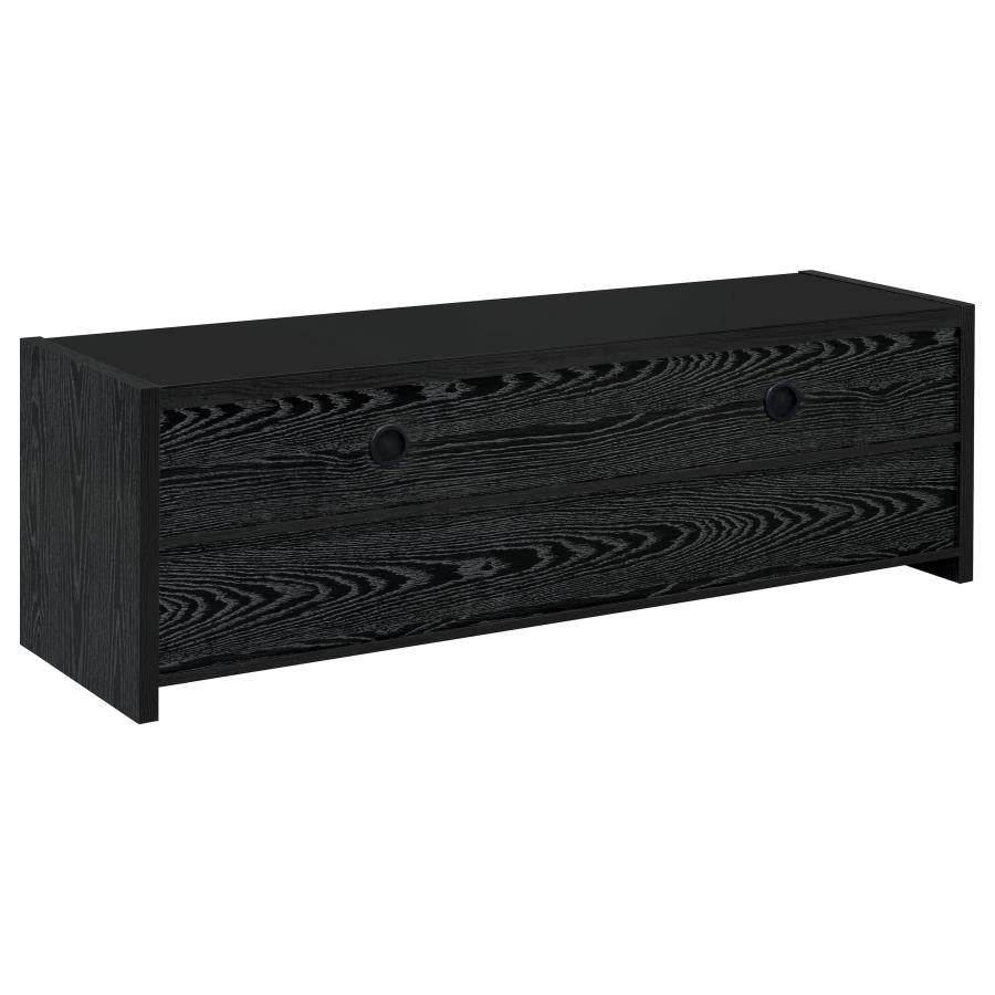Alton 3-drawer Engineered Wood 61-inch TV Stand Black Oak - 700645