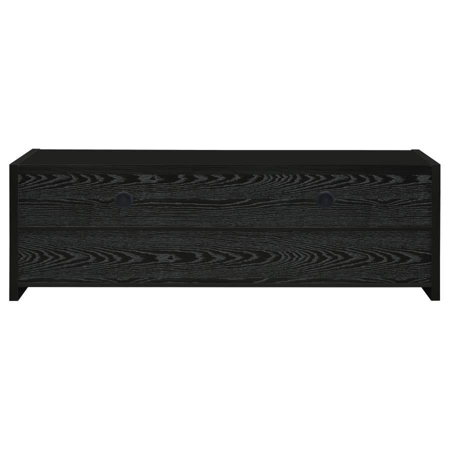 Alton 3-drawer Engineered Wood 61-inch TV Stand Black Oak - 700645