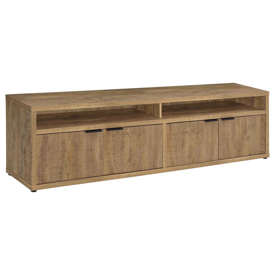 Sentnor 79-inch 4-door Engineered Wood TV Stand Media Console Mango - 700933