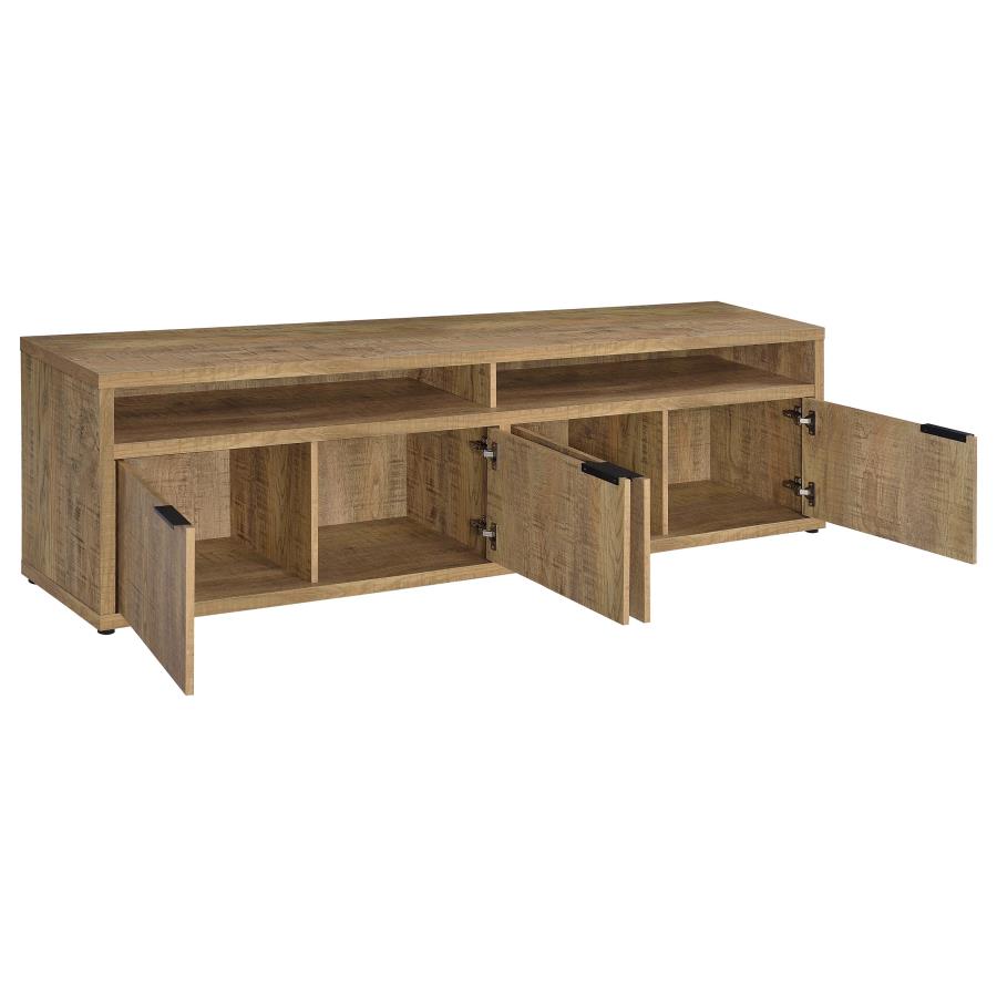 Sentnor 79-inch 4-door Engineered Wood TV Stand Media Console Mango - 700933