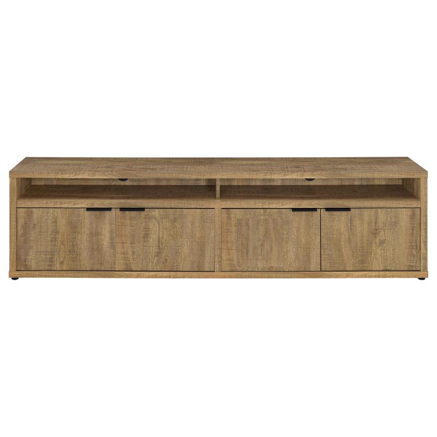 Sentnor 79-inch 4-door Engineered Wood TV Stand Media Console Mango - 700933