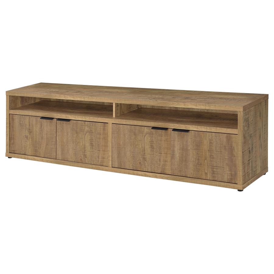 Sentnor 79-inch 4-door Engineered Wood TV Stand Media Console Mango - 700933
