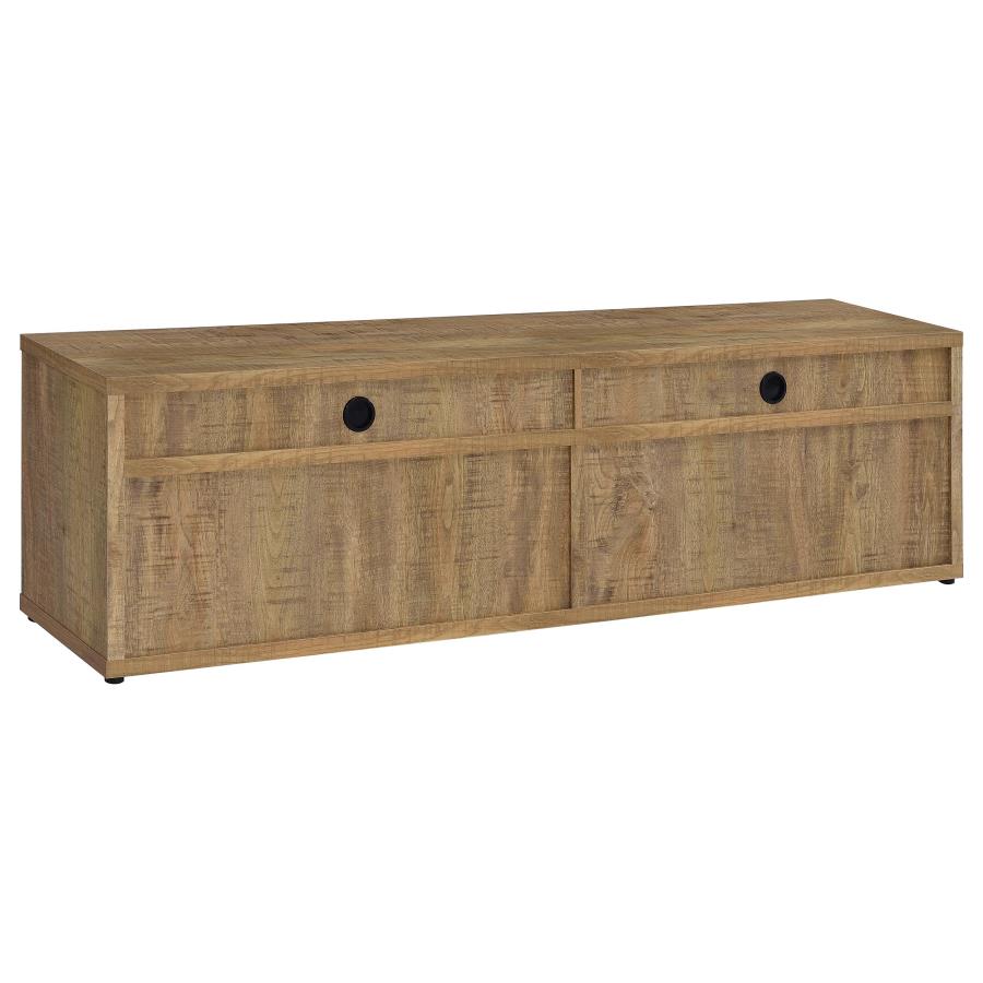 Sentnor 79-inch 4-door Engineered Wood TV Stand Media Console Mango - 700933