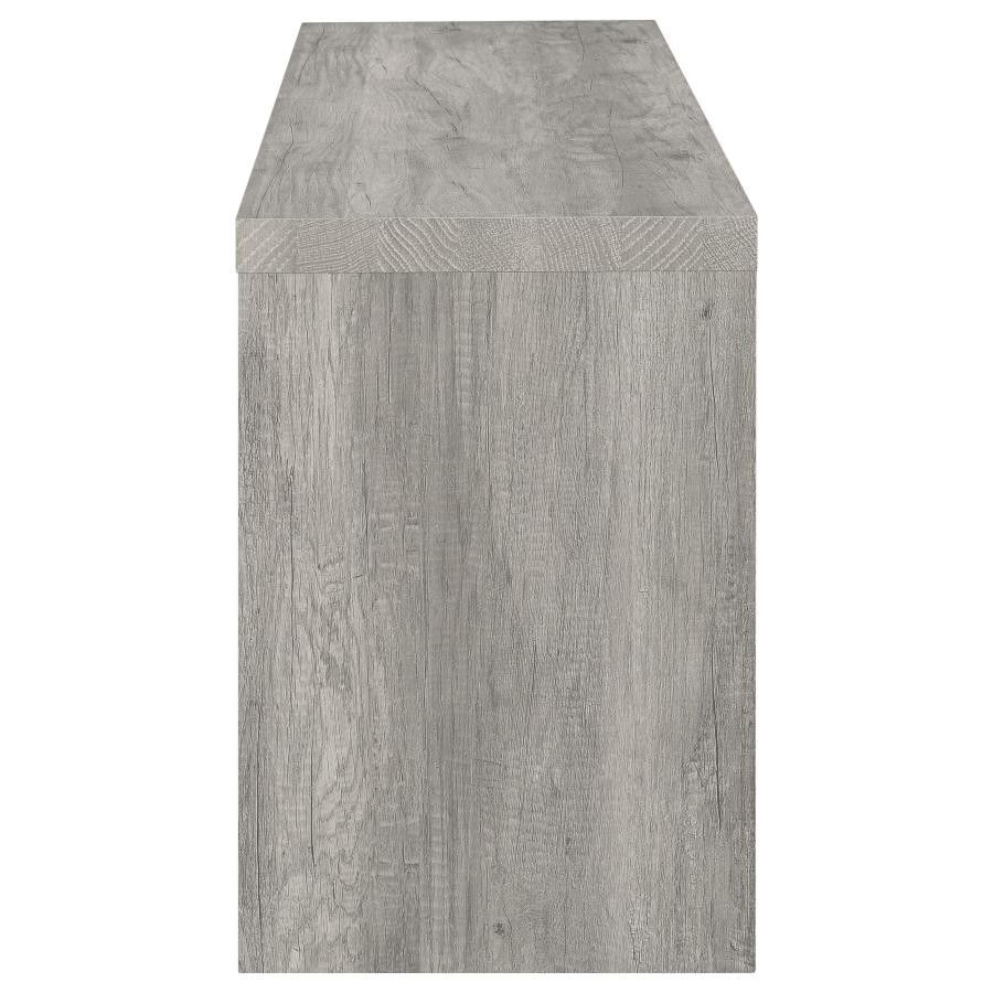 Burke 3-piece 59-inch TV Entertainment Center Grey Driftwood - 701024-SET
