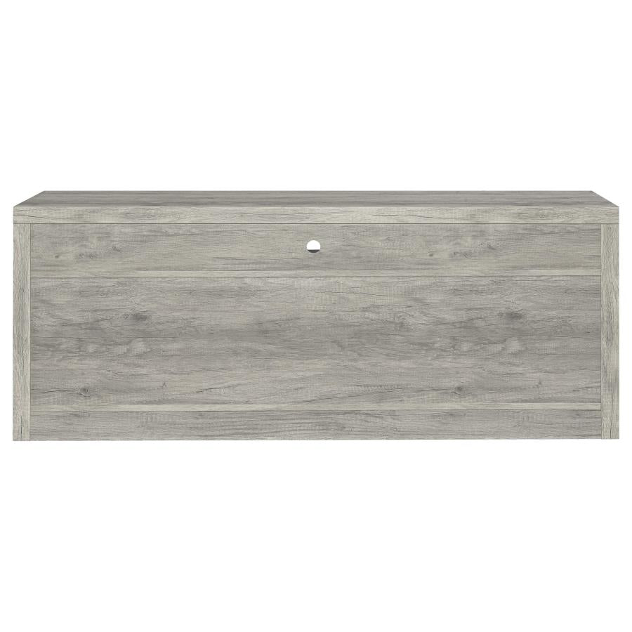 Burke 3-piece 59-inch TV Entertainment Center Grey Driftwood - 701024-SET