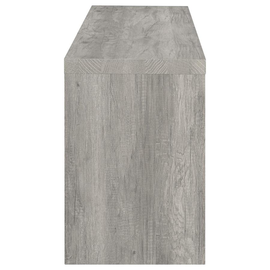 Burke 3-piece 59-inch TV Entertainment Center Grey Driftwood - 701024-SET