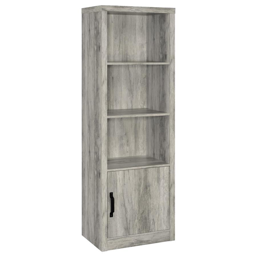 Burke 3-piece 59-inch TV Entertainment Center Grey Driftwood - 701024-SET