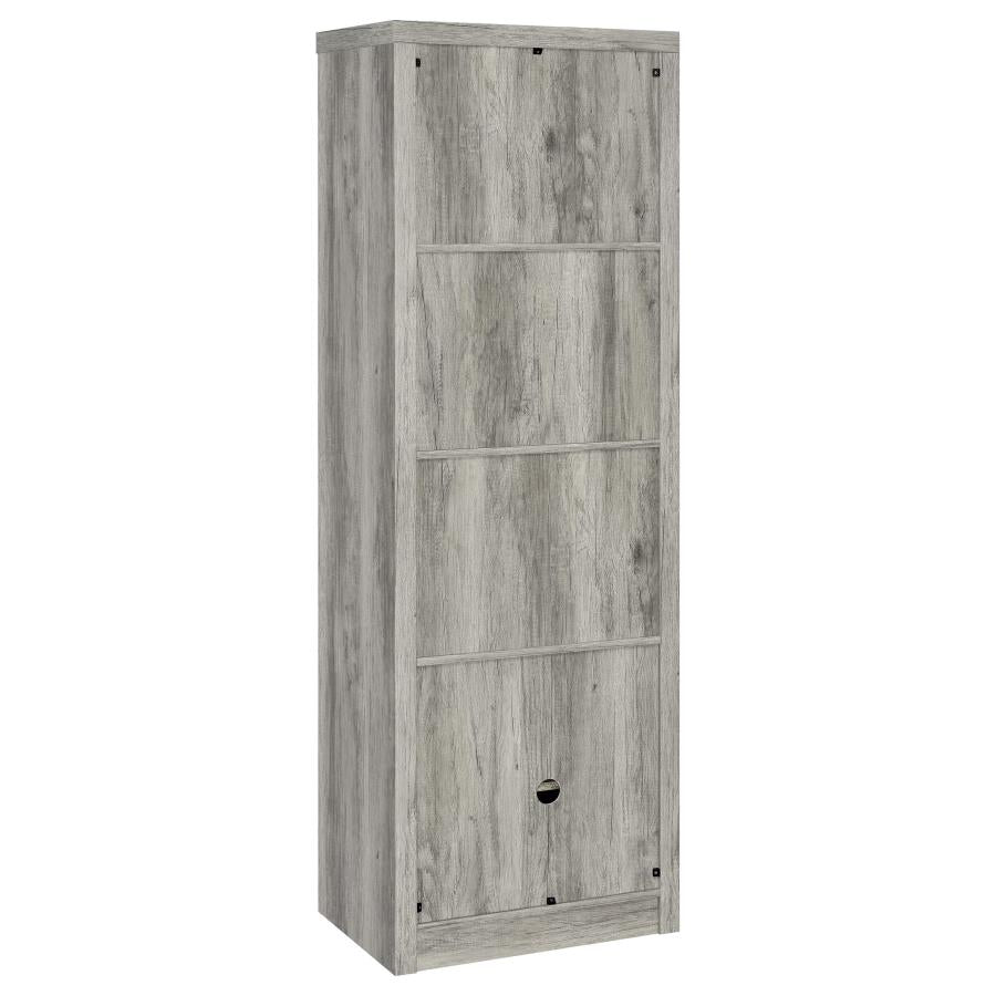 Burke 3-piece 59-inch TV Entertainment Center Grey Driftwood - 701024-SET