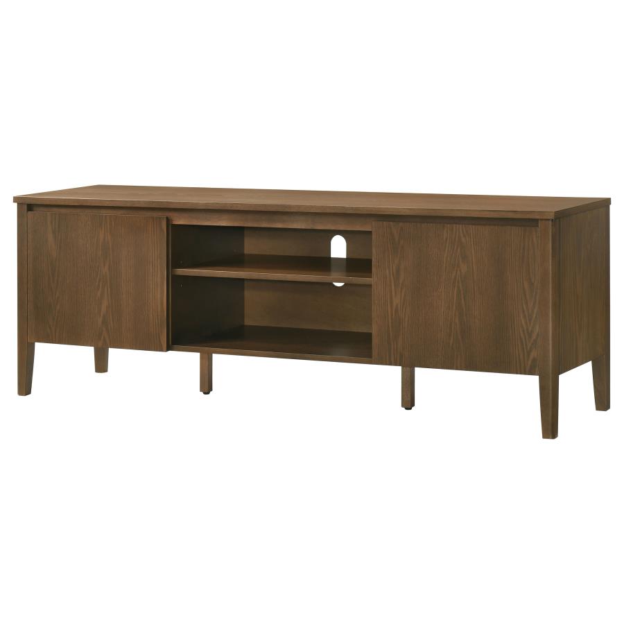 Thori 63-inch 2-door TV Stand Media Console Dark Brown - 701672