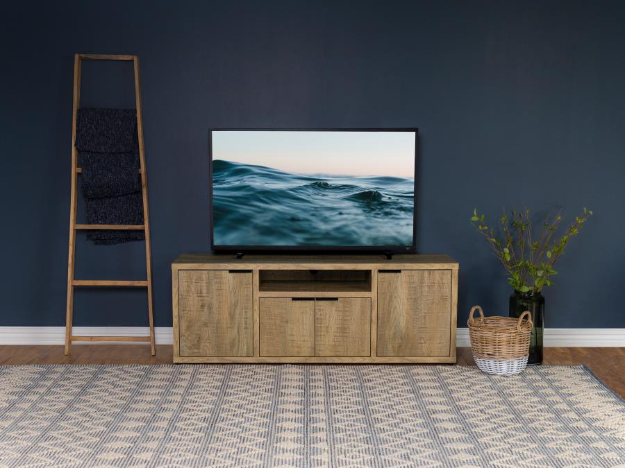 Tabby 4-door Engineered Wood 60-inch TV Stand Mango - 701702