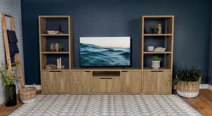 Tabby 4-door Engineered Wood 60-inch TV Stand Mango - 701702
