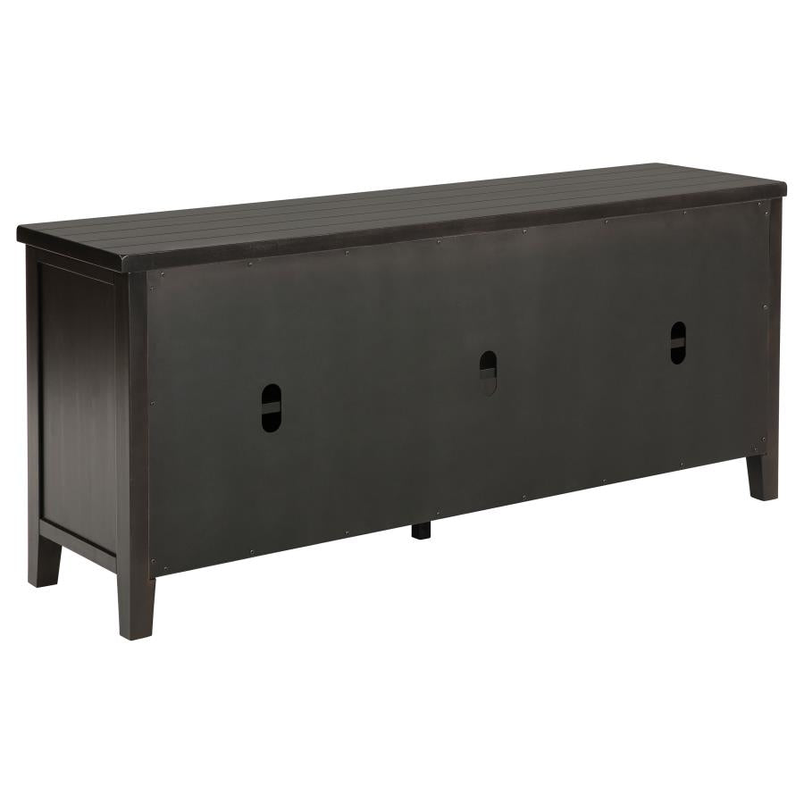 Concord 2-door 60-inch TV Stand Console Distressed Java - 701782