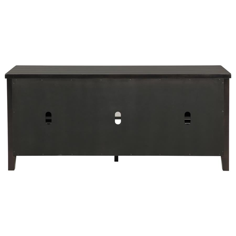 Concord 2-door 60-inch TV Stand Console Distressed Java - 701782