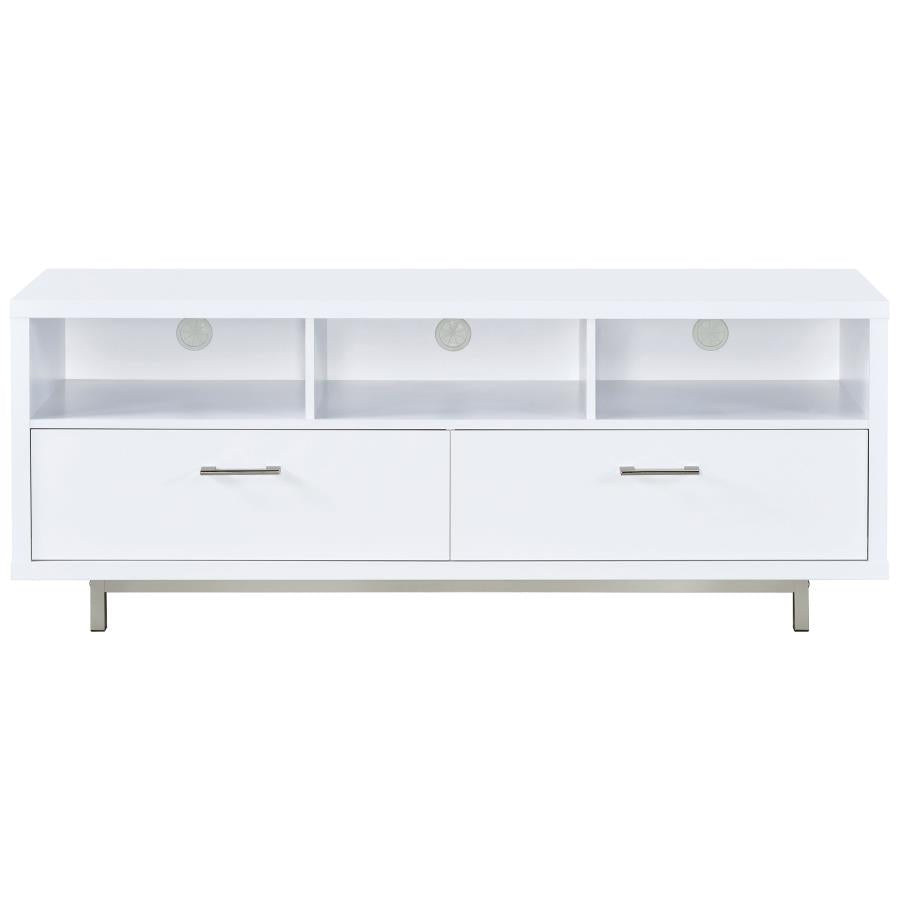 Casey 2-drawer Engineered Wood 60-inch TV Stand White - 701972