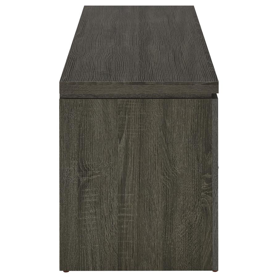 Elkton 2-drawer Engineered Wood 59-inch TV Stand Weathered Grey - 701979