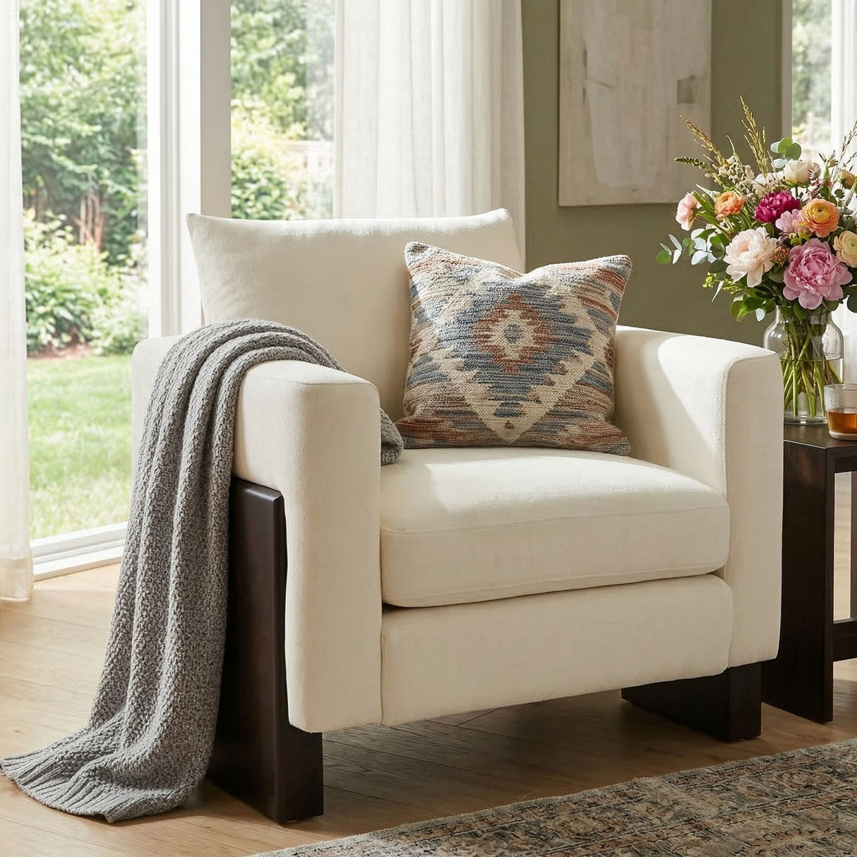 Stylish Club Armchair For Living Room