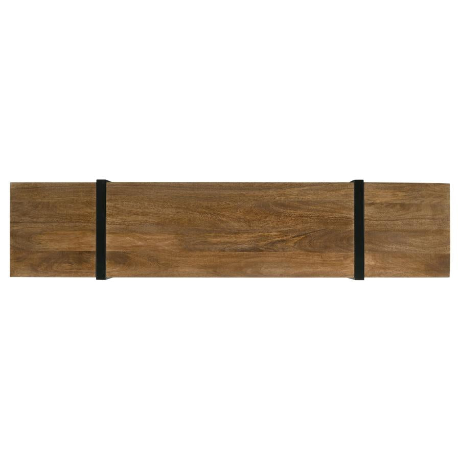 Otto 5-drawer Mango Wood 70-inch TV Stand Media Console Brown - 703243