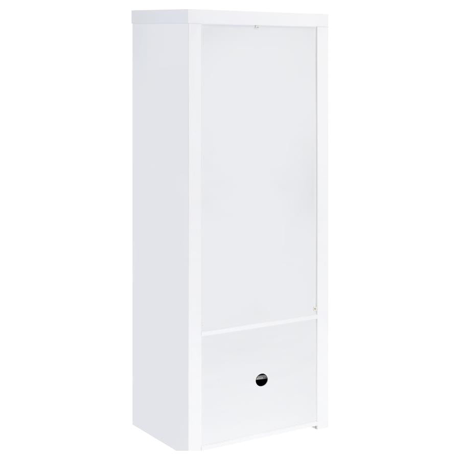 Jude 3-piece 71-inch TV Entertainment Center White High Gloss - 704251-SET