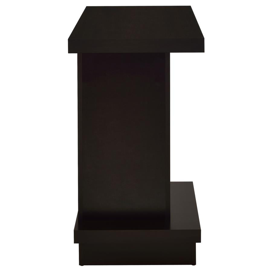 Reston Engineered Wood Pedestal Console Table Cappuccino - 705169