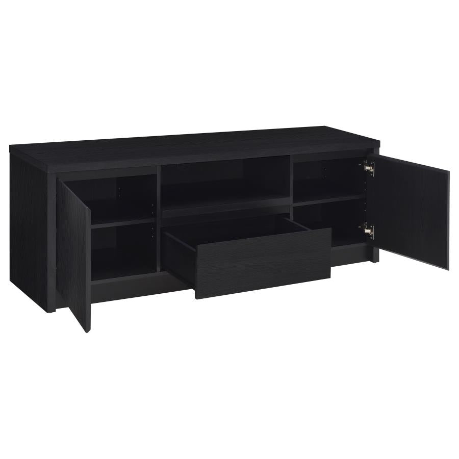 Winfield 60-inch 2-door TV Stand Media Console Black - 706222