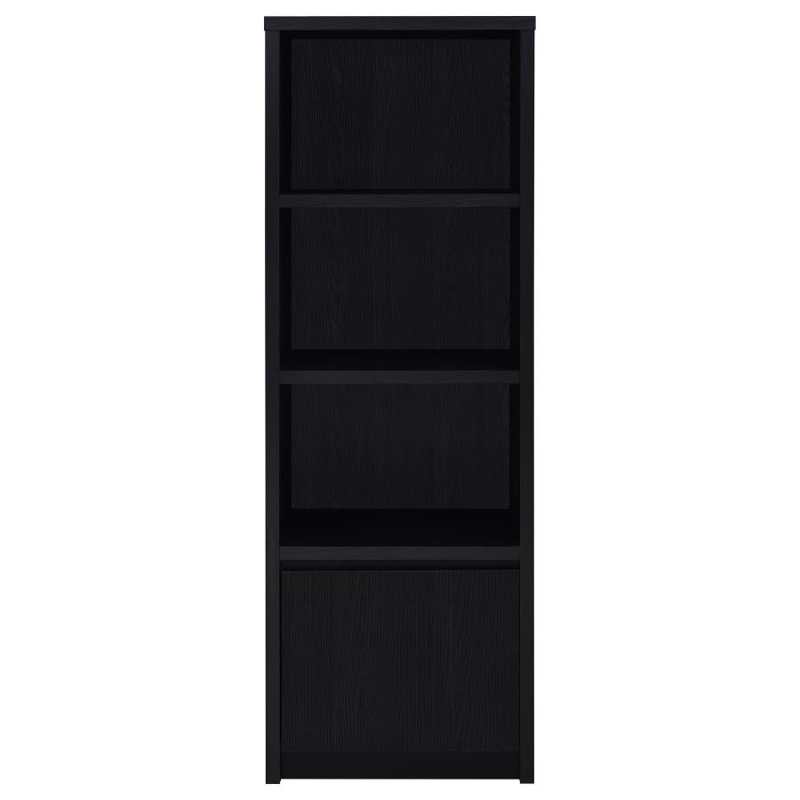 Winfield 3-piece Entertainment Center 78-inch TV Stand Black - 706223-SET