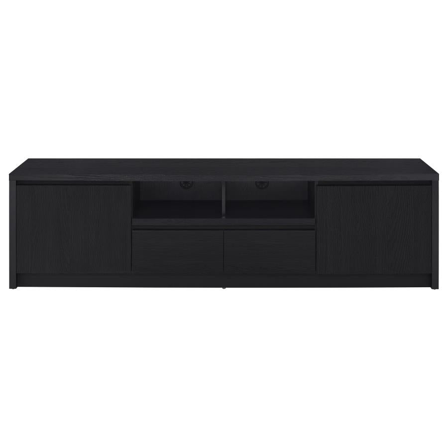 Winfield 78-inch 2-door TV Stand Media Console Black - 706223