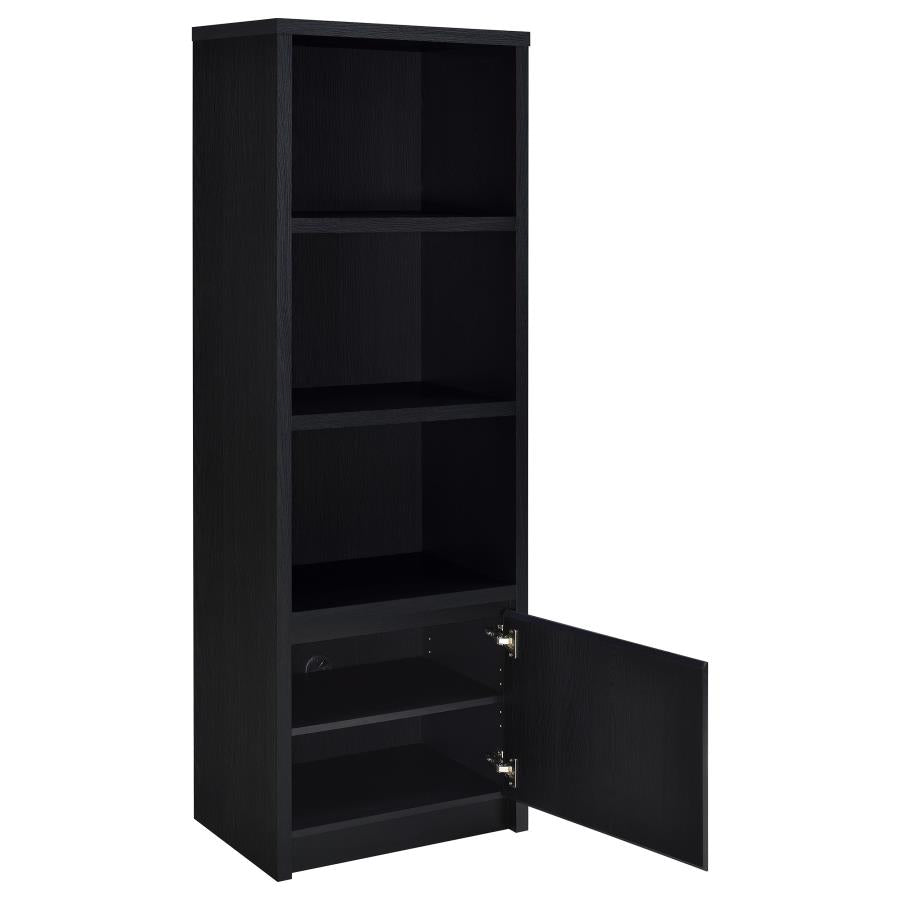 Winfield 3-sheld Media Tower Entertainment Pier Black - 706224