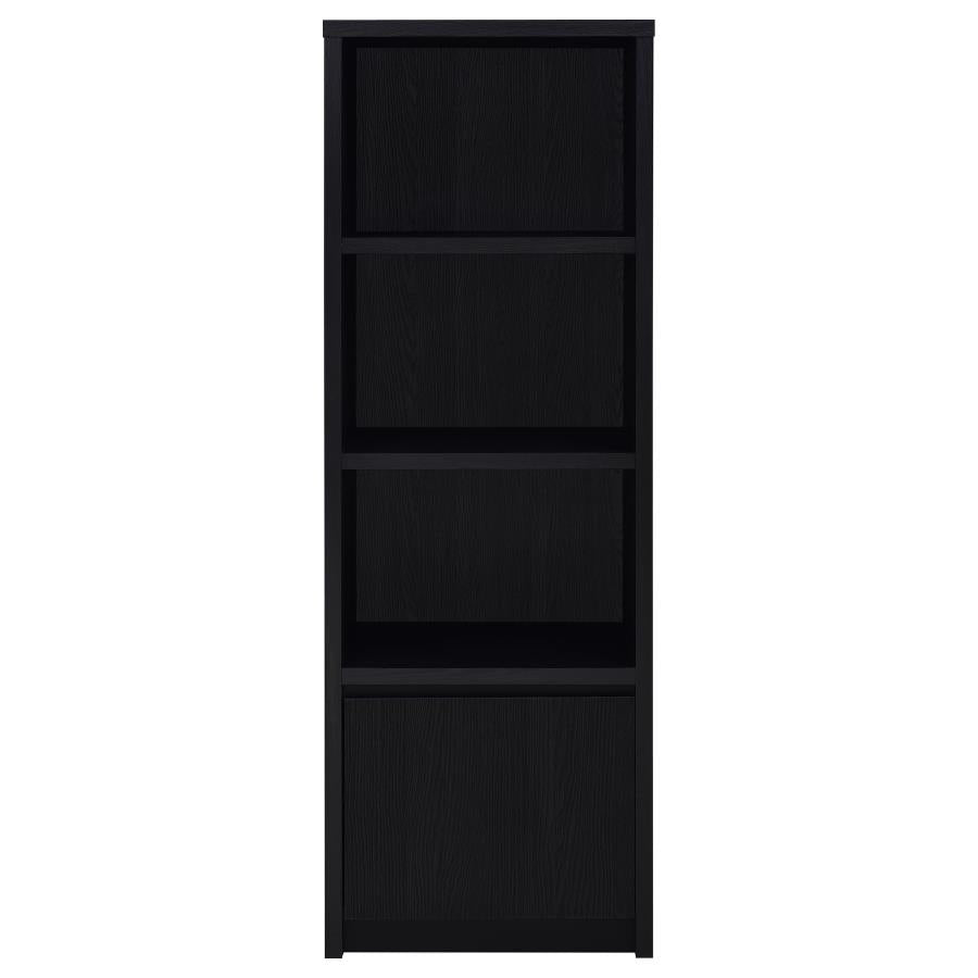 Winfield 3-sheld Media Tower Entertainment Pier Black - 706224