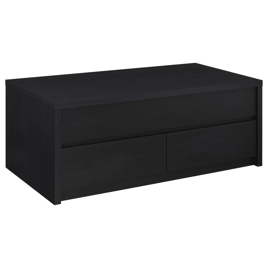 Knapp 2-piece Lift Top Coffee Table Set Black - 706228-S2