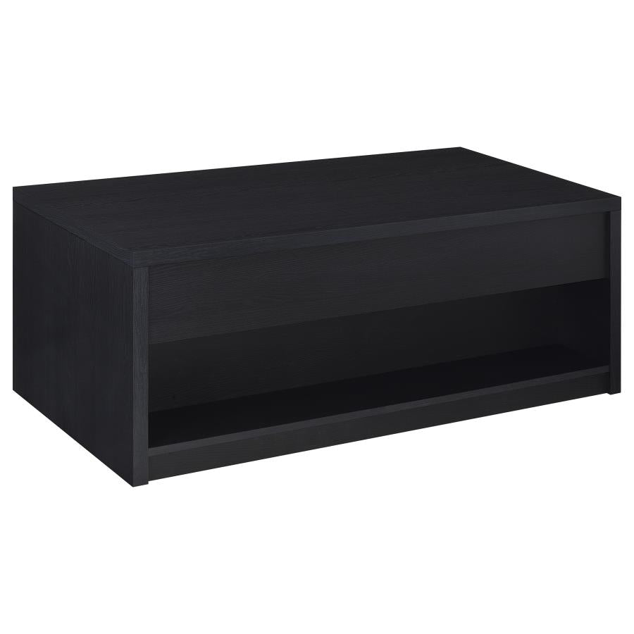 Knapp 2-piece Lift Top Coffee Table Set Black - 706228-S2