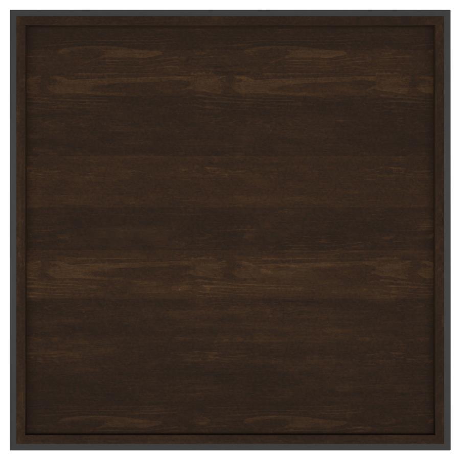 Fulton 30-inch Square Mango Wood Coffee Table Dark Brown - 706238